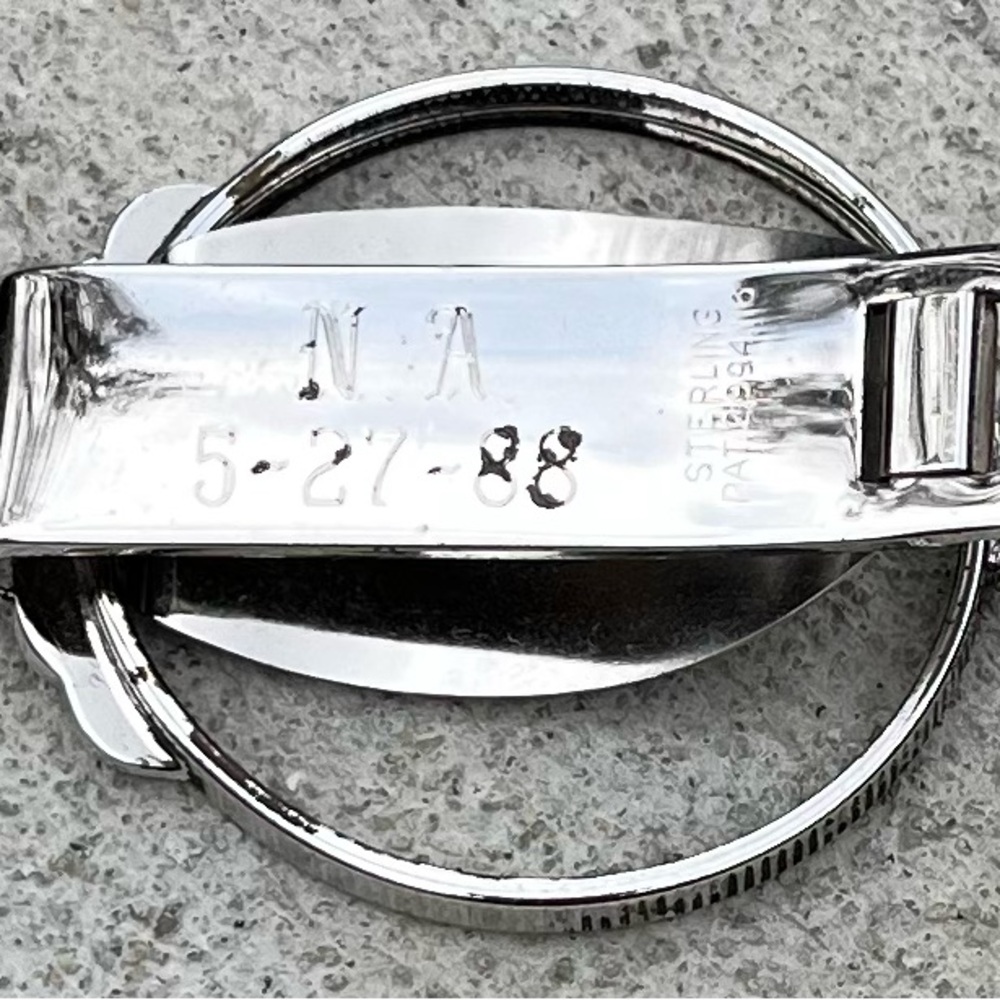 Silver Men's Vintage Money Clip